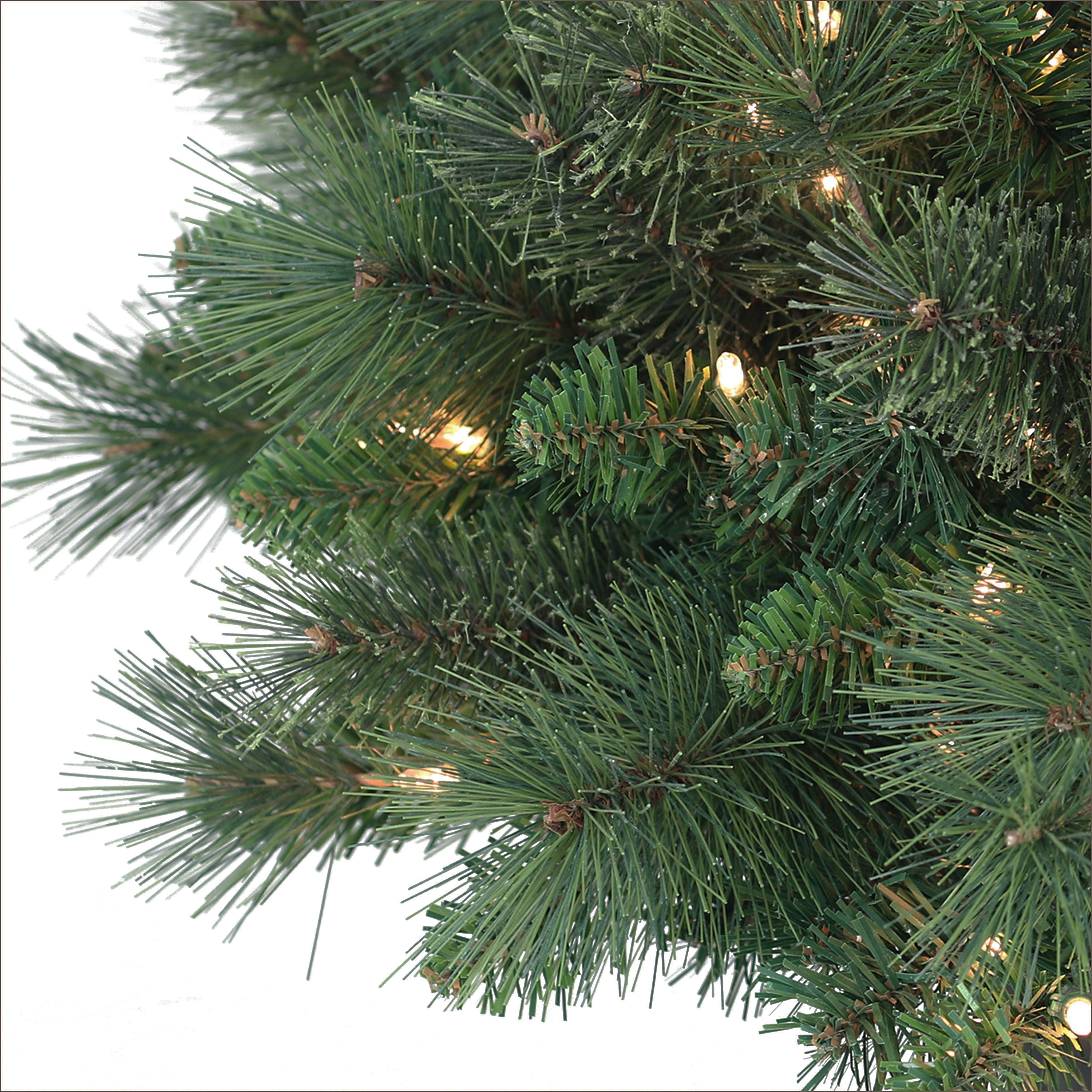 6.5' Pre-Lit Slim Teton Pine Tree Christmas Tree